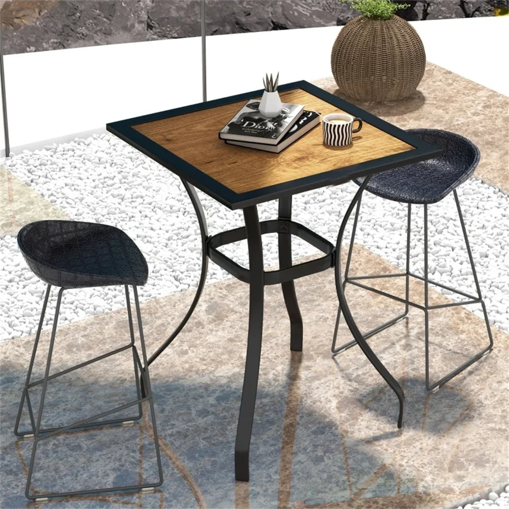 Patio Bar Table Outdoor Square Bistro Bar High Table All Weather Patio Dining Table Garden Backyard Porch Lawn Poolside
Patio Bar Table Outdoor Square Bistro Bar High Table All Weather Patio Dining Table Garden Backyard Porch Lawn Poolside