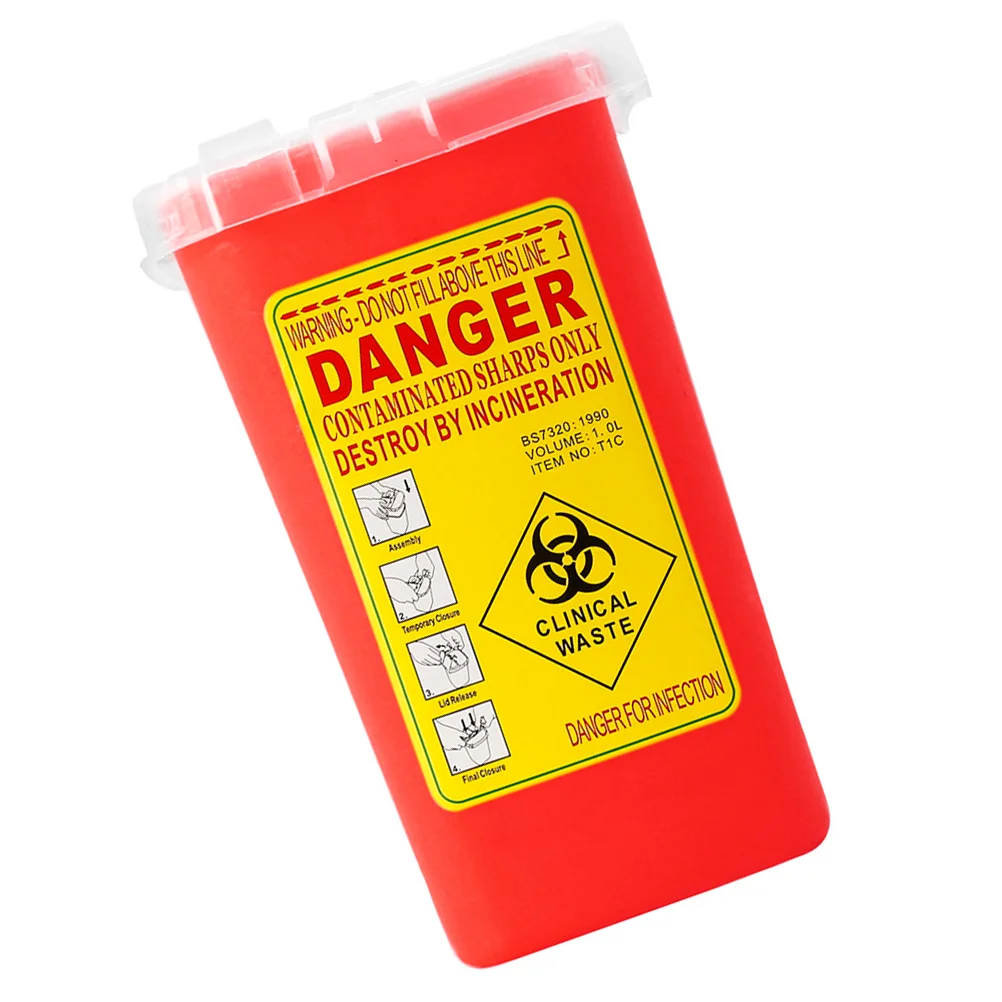 1pc Disposal Needle Tip Box Gathering Barrel Sharps Garbage Bucket Container Supplies (Red) sharps box
1pc Disposal Needle Tip Box Gathering Barrel Sharps Garbage Bucket Container Supplies (Red) sharps box
