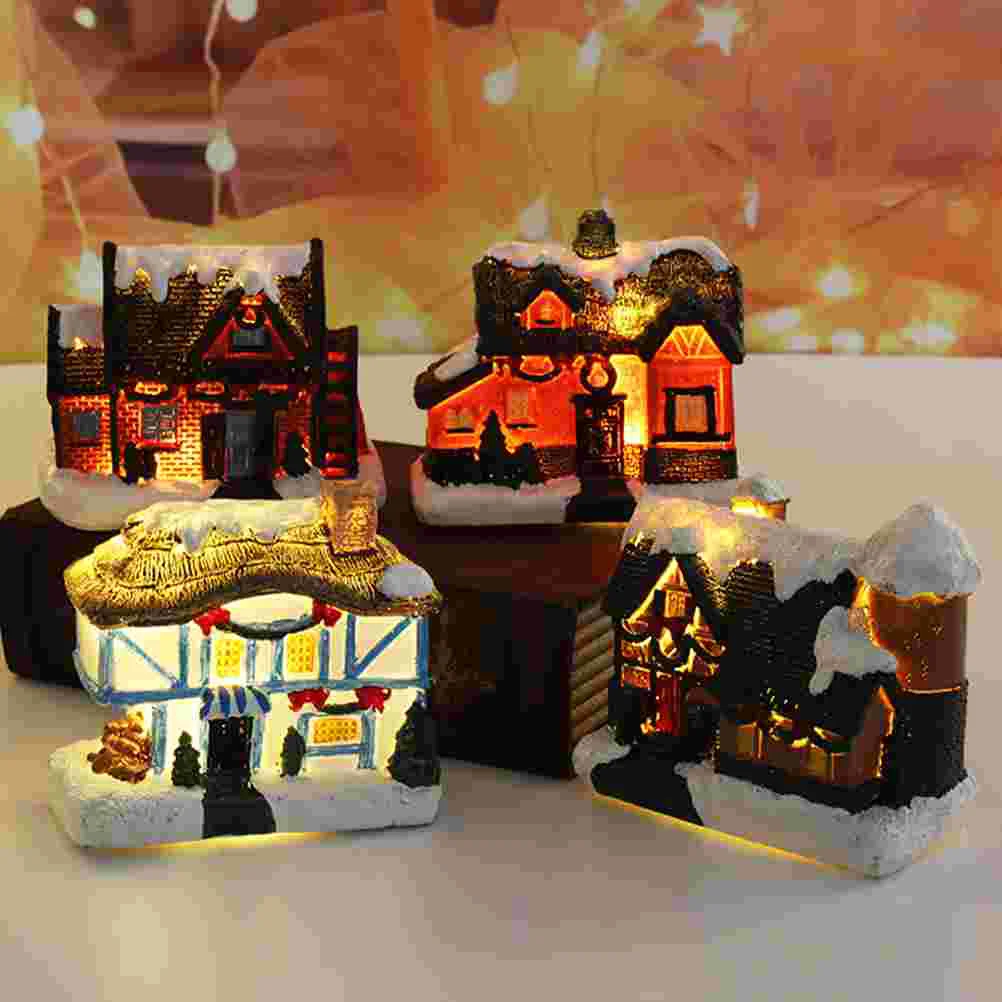 3 Pcs Glowing House Decorations Mini Christmas Resin Xmas Desktop nament Light Button Craftsmanship Gifts Home Office Festive
3 Pcs Glowing House Decorations Mini Christmas Resin Xmas Desktop nament Light Button Craftsmanship Gifts Home Office Festive