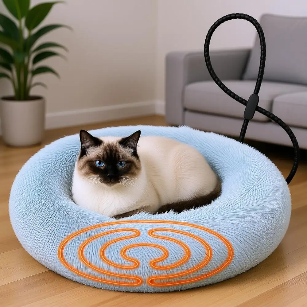 23-inch Cozy Donut with USB Power, Adjustable Temperature & Timer, Washable Cover, Small & Medium Sizes (Light Gray)
23-inch Cozy Donut with USB Power, Adjustable Temperature & Timer, Washable Cover, Small & Medium Sizes (Light Gray)