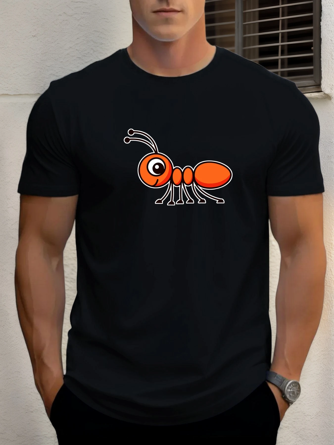 T Shirts For Men Ant 100% Cotton Graphic Printing Summer Round Neck T-Shirt Casual Breathable Street Style Daily Top
T Shirts For Men Ant 100% Cotton Graphic Printing Summer Round Neck T-Shirt Casual Breathable Street Style Daily Top