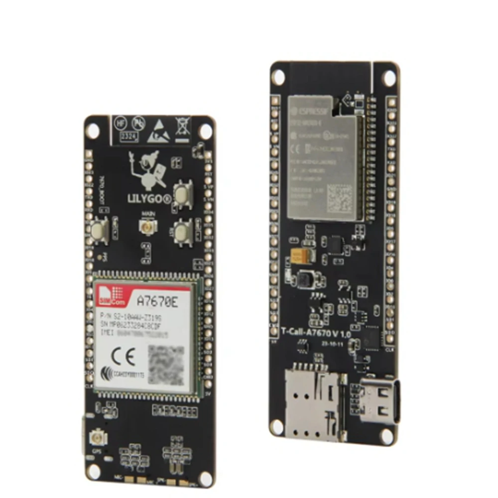 T-Call A7670 4g 2g esp32 Entwicklungs плата a7670e lte gsm Mobilfunk netz ESP32-WROVER-E WLAN Bluetooth-Funkmodul
T-Call A7670 4g 2g esp32 Entwicklungs плата a7670e lte gsm Mobilfunk netz ESP32-WROVER-E WLAN Bluetooth-Funkmodul