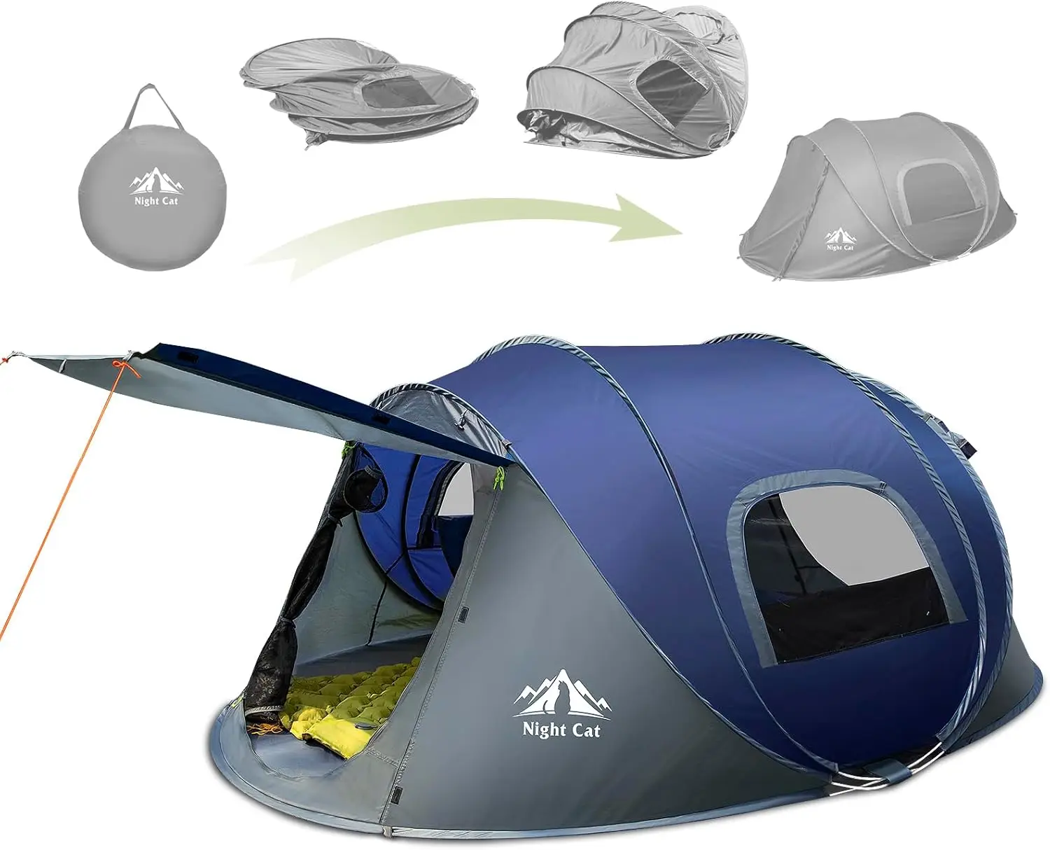 2 Person Waterproof Instant Pop-up Camping Tent for Easy Family Setup
2 Person Waterproof Instant Pop-up Camping Tent for Easy Family Setup