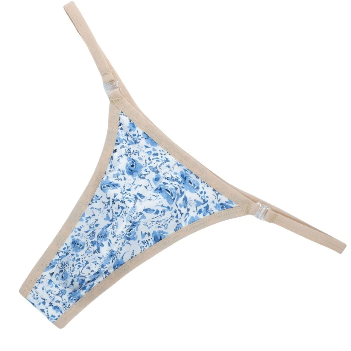Floral Print Men's Thong, Low Rise Sexy G-String, Breathable Quick Dry T-Back Underwear with Adjustable Buckles Sissy Underpants
Floral Print Men's Thong, Low Rise Sexy G-String, Breathable Quick Dry T-Back Underwear with Adjustable Buckles Sissy Underpants