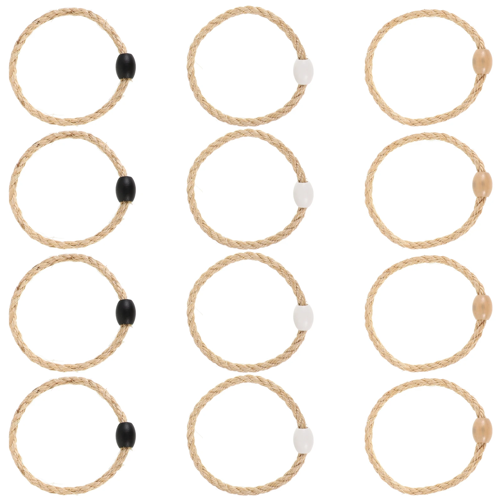 12 Pcs Rope Ring Toss Game Flax Materials Versatile Outdoor Use Portable Design Grass Sand Toys Activities
12 Pcs Rope Ring Toss Game Flax Materials Versatile Outdoor Use Portable Design Grass Sand Toys Activities