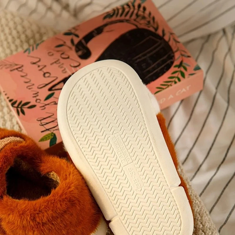 Thick Thermal Plush Fleece Lined Cat Paw Slippers Unisex Couple Non Slip Indoor Outdoor Anti Cold Winter House Slides
Thick Thermal Plush Fleece Lined Cat Paw Slippers Unisex Couple Non Slip Indoor Outdoor Anti Cold Winter House Slides