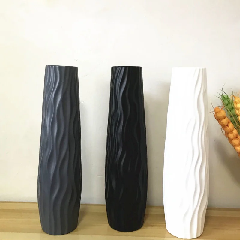 Luxury Plastic Black Vase White Abstract Vintage Tall Modern Vase Long Grand Dekoration Wohnzimmer Wedding Decoration Table MZY
Luxury Plastic Black Vase White Abstract Vintage Tall Modern Vase Long Grand Dekoration Wohnzimmer Wedding Decoration Table MZY