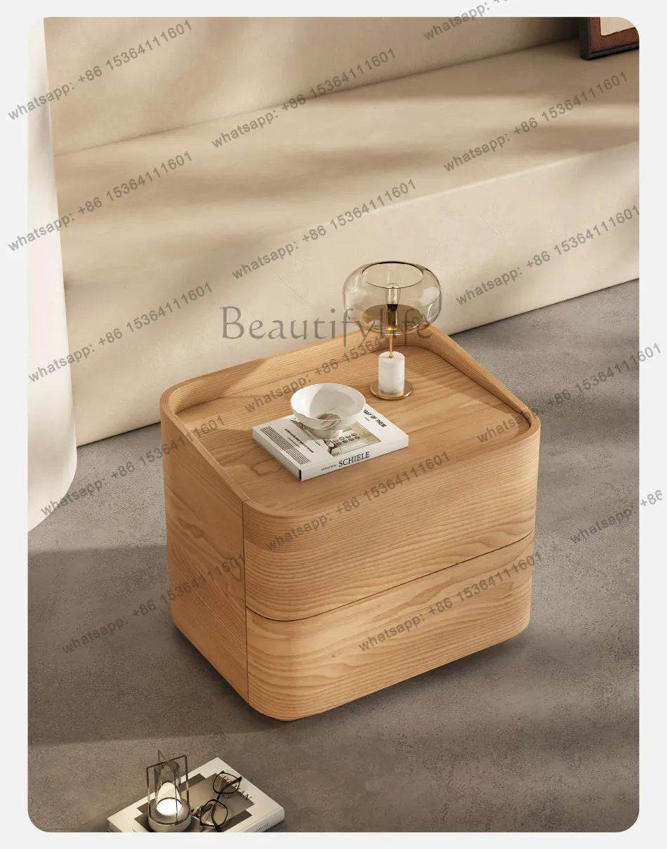 Light luxury solid wood bedside table Modern simple bedroom Bedside storage cabinet
Light luxury solid wood bedside table Modern simple bedroom Bedside storage cabinet