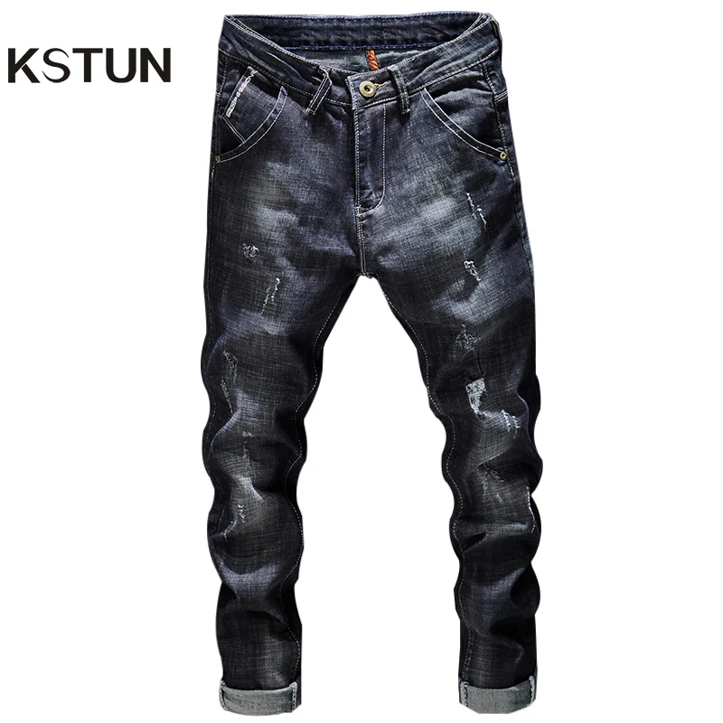 KSTUN Ripped Jeans Men Dark Blue Stretch Slim Fit Distressed Streetwear Denim Pants Casual Retro Biker Jeans Man Trousers Hiphop
KSTUN Ripped Jeans Men Dark Blue Stretch Slim Fit Distressed Streetwear Denim Pants Casual Retro Biker Jeans Man Trousers Hiphop
