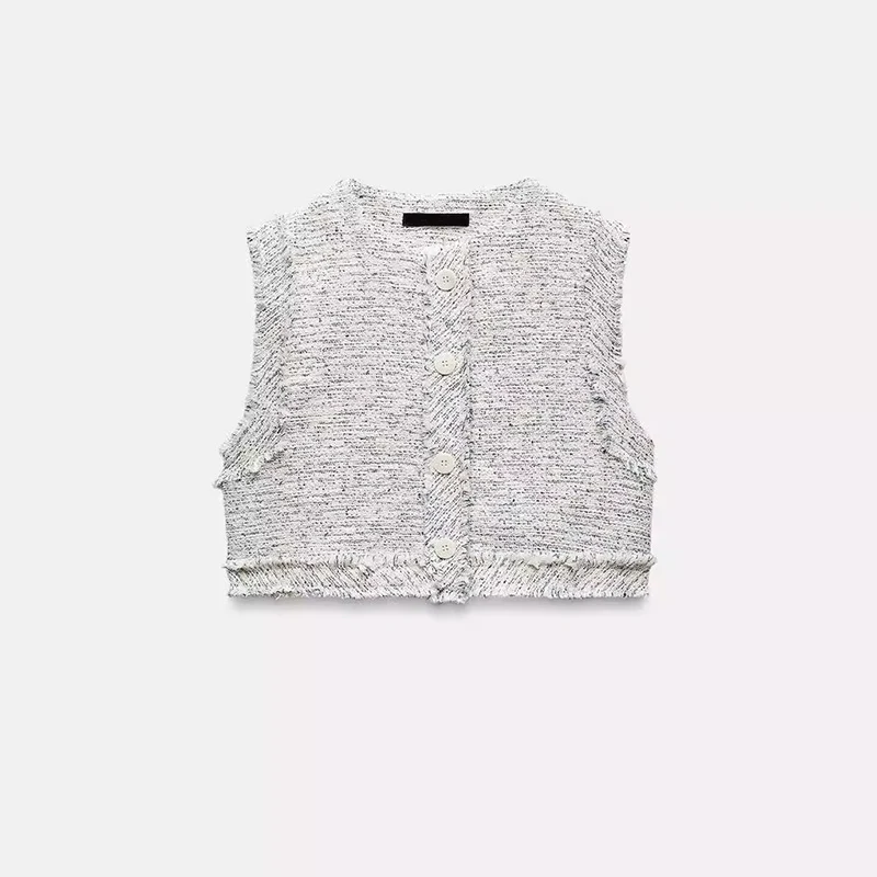 New Arrival Women's Casual Svel Vest 2024 Autumn Faion Versatile round Ne ort Length Single Button Cotton Blend
New Arrival Women's Casual Svel Vest 2024 Autumn Faion Versatile round Ne ort Length Single Button Cotton Blend