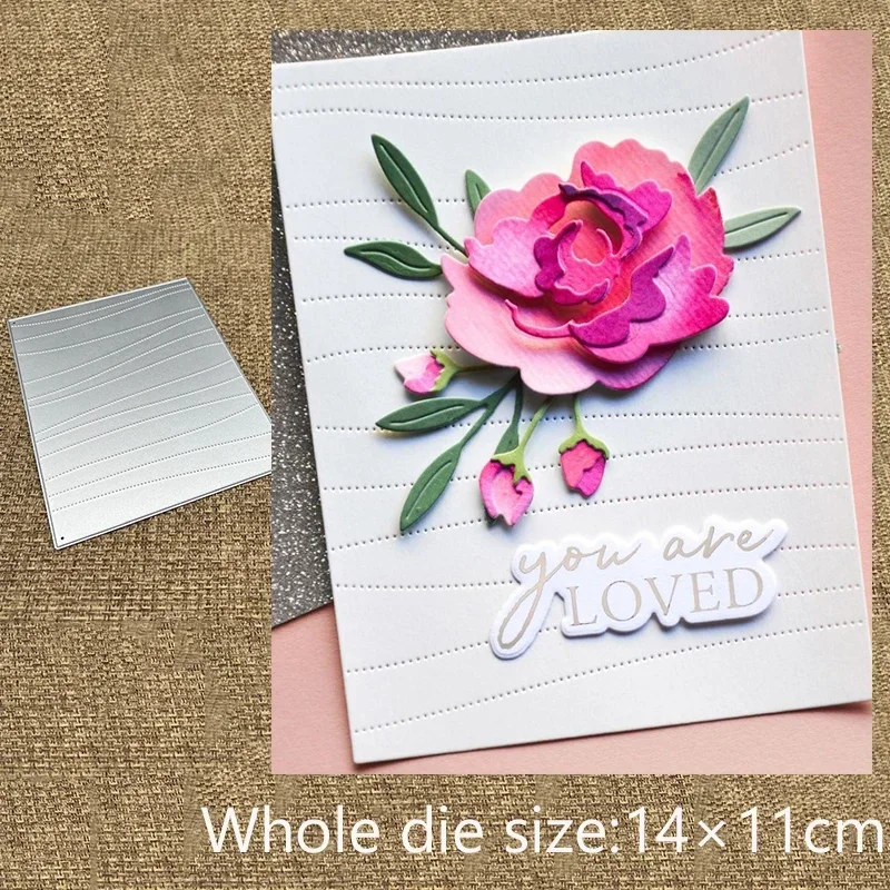 Новый дизайн, металлическая трафаретная форма для вырезания, волнистый фоновый декор, вырубные штампы для скрапбукинга, для альбомов, бумажных открыток, тиснения
Новый дизайн, металлическая трафаретная форма для вырезания, волнистый фоновый декор, вырубные штампы для скрапбукинга, для альбомов, бумажных открыток, тиснения