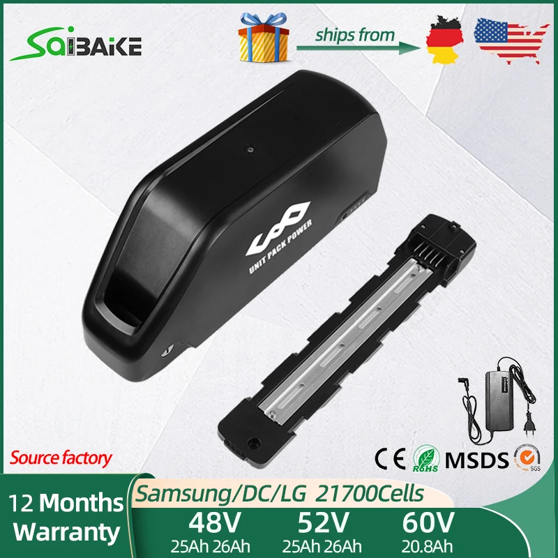 Аккумулятор для электровелосипеда L-G Polly 48V 25AH 26AH, литий-ионный, 21700, 52V 26AH, с BMS 40A, оригинальный, 250W-2250W
Аккумулятор для электровелосипеда L-G Polly 48V 25AH 26AH, литий-ионный, 21700, 52V 26AH, с BMS 40A, оригинальный, 250W-2250W