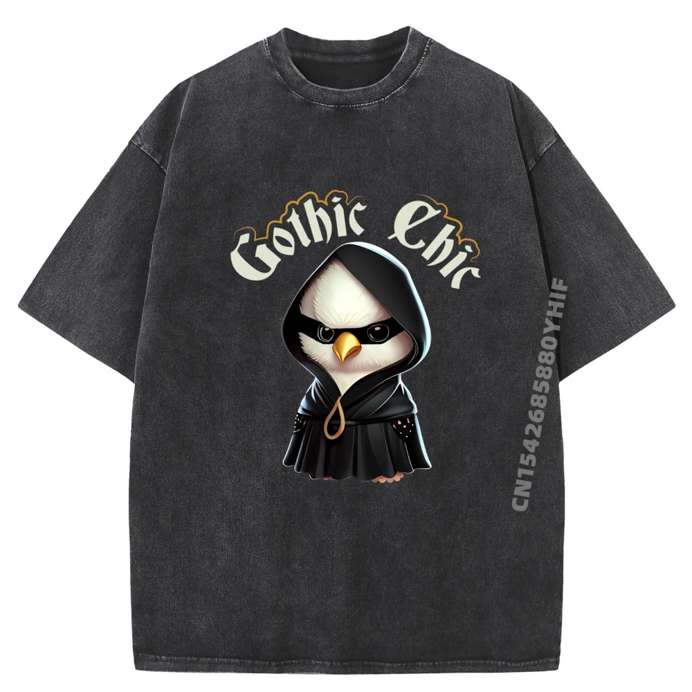 Gothic Chic Emo Chicken Funny Goth Graphic T Shirts 100% Cotton T-Shirts Printing Washed Shirt Mens Clothing
Gothic Chic Emo Chicken Funny Goth Graphic T Shirts 100% Cotton T-Shirts Printing Washed Shirt Mens Clothing