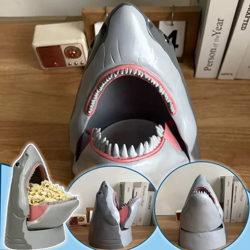 Funny 50th Anniversary Popcorn Bucket Shark Shaped Collectible Container New Snack Holder Shark Home Decoration 1pc Souvenir
Funny 50th Anniversary Popcorn Bucket Shark Shaped Collectible Container New Snack Holder Shark Home Decoration 1pc Souvenir