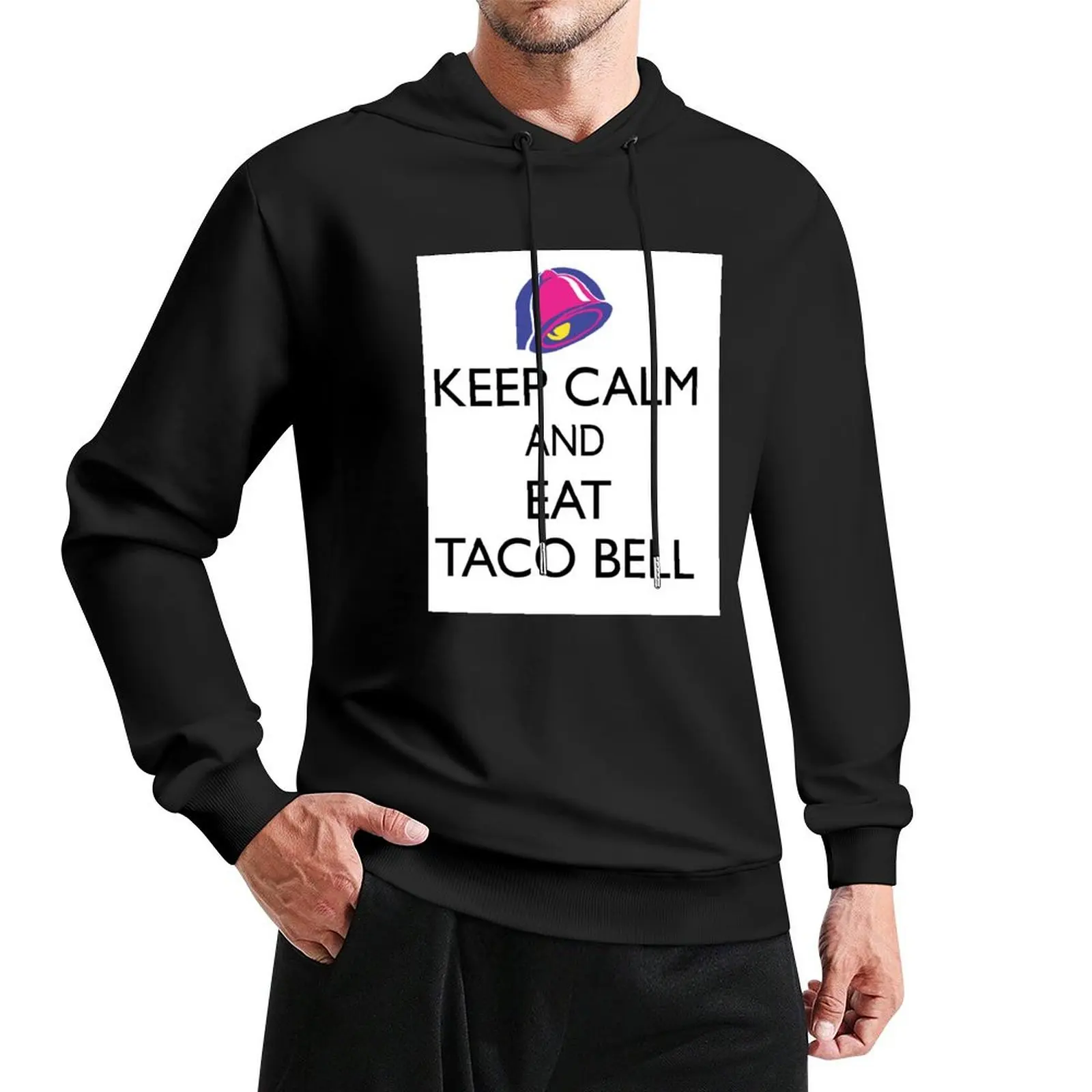 Пуловер с капюшоном Keep calm and eat taco bell, мужская одежда, футболки с рисунком, мужская осенняя одежда, осенняя толстовка в японском стиле
Пуловер с капюшоном Keep calm and eat taco bell, мужская одежда, футболки с рисунком, мужская осенняя одежда, осенняя толстовка в японском стиле