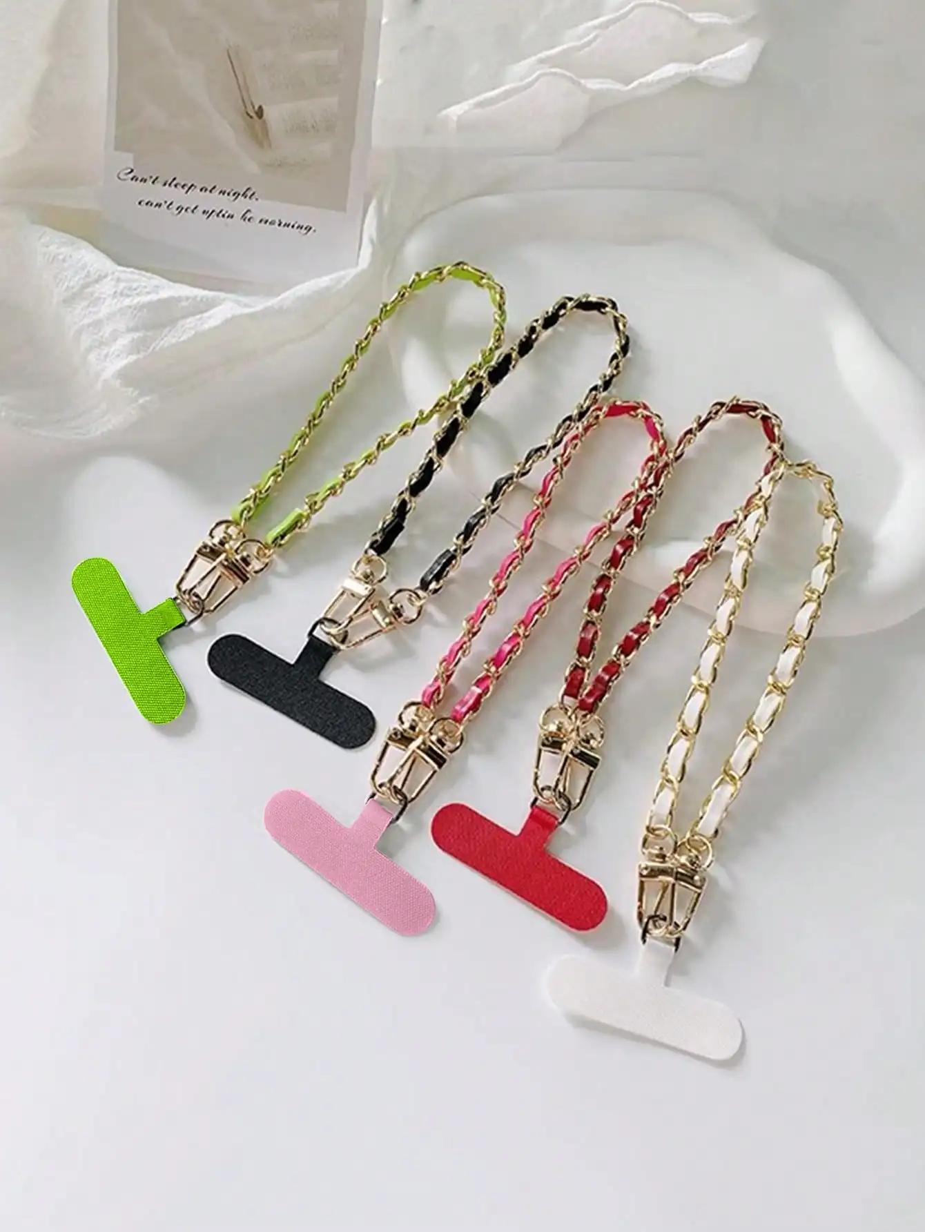 Phone Case Strap, Key Chain Pendant, Card Fixing Pad, Wrist Strap, Anti-Lost Device For Elderly, Unisex Hanger Accessory, Metal Chain Colorful Short Hanging Chain Gifts For Mother, Family, Friends, Birthday, Holiday Phone Charm, Phone Chain
Phone Case Strap, Key Chain Pendant, Card Fixing Pad, Wrist Strap, Anti-Lost Device For Elderly, Unisex Hanger Accessory, Metal Chain Colorful Short Hanging Chain Gifts For Mother, Family, Friends, Birthday, Holiday Phone Charm, Phone Chain