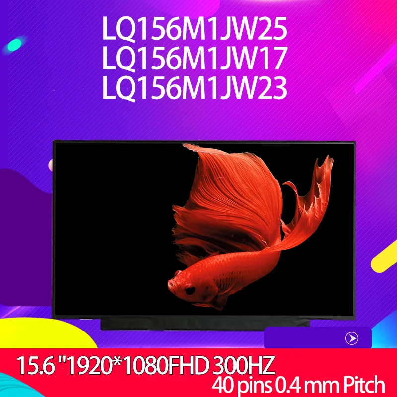 TFT LCD NotebookScreen15.6 " LQ156M1JW25 LQ156M1JW17 LQ156M1JW23 300HZ IPS Electric laptop Display Assembly Replacement
TFT LCD NotebookScreen15.6 " LQ156M1JW25 LQ156M1JW17 LQ156M1JW23 300HZ IPS Electric laptop Display Assembly Replacement