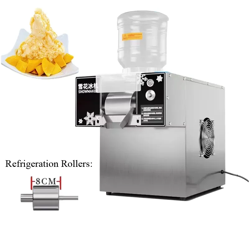 Commercial Ice Maker 60/24H Desktop Stainless Steel Household Snowflake Machine
Commercial Ice Maker 60/24H Desktop Stainless Steel Household Snowflake Machine
