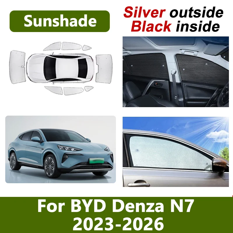 Car Curtain Sunshades For BYD Denza N7 2023 2024 2025 2026 UV Protection Reflector Full Visor Windshield Cover Auto Accessories
Car Curtain Sunshades For BYD Denza N7 2023 2024 2025 2026 UV Protection Reflector Full Visor Windshield Cover Auto Accessories