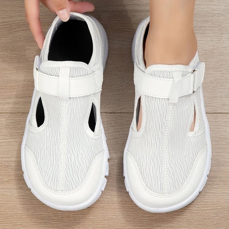 Wide Fit Women's Summer Shoes Mesh Sneakers for Women Adjustable Velcro Closure Comfortable Soft Bottom Walking Shoes for Wide
Wide Fit Women's Summer Shoes Mesh Sneakers for Women Adjustable Velcro Closure Comfortable Soft Bottom Walking Shoes for Wide