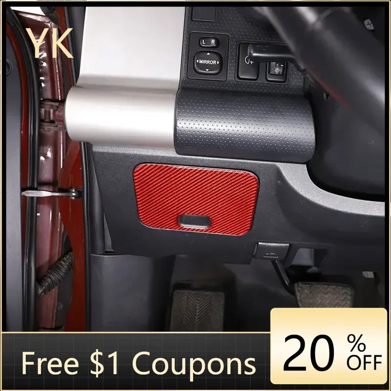 Suetlcoity For Toyota FJ Cruiser 2007-2021 Soft Carbon Fiber Car Main Driver Resistive Panel Cover Trim Sticker Car Accessories
Suetlcoity For Toyota FJ Cruiser 2007-2021 Soft Carbon Fiber Car Main Driver Resistive Panel Cover Trim Sticker Car Accessories