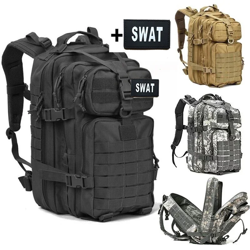 40L Hunting Tactical Assault Pack Backpack 3D Waterproof Bug Out Bag Small Rucksack for Outdoor Hiking Camping Hunting
40L Hunting Tactical Assault Pack Backpack 3D Waterproof Bug Out Bag Small Rucksack for Outdoor Hiking Camping Hunting
