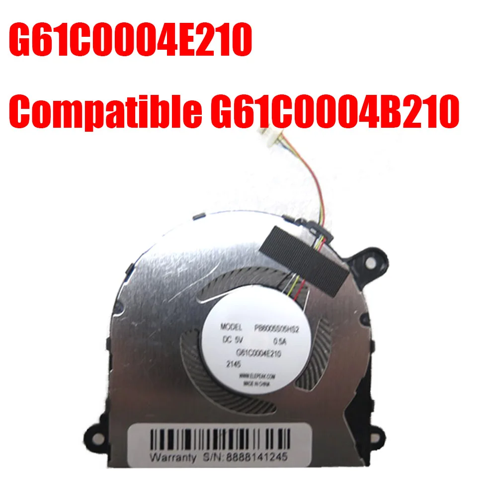 Laptop CPU Fan G61C0004E210 PB6005S05HS2 Compatible G61C0004B210 EC184S01 5VDC New
Laptop CPU Fan G61C0004E210 PB6005S05HS2 Compatible G61C0004B210 EC184S01 5VDC New