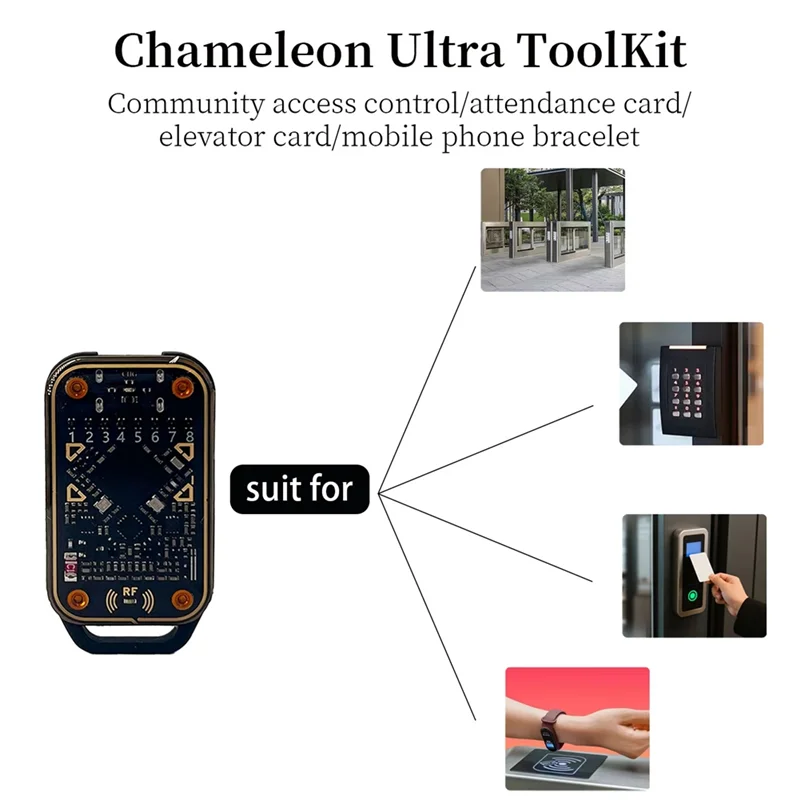 【Улюбимые люди】Картка RFID Chameleon Ultra Detection, совместимая с NFC Read Writer ID IC Reader Tag Copyer
【Улюбимые люди】Картка RFID Chameleon Ultra Detection, совместимая с NFC Read Writer ID IC Reader Tag Copyer