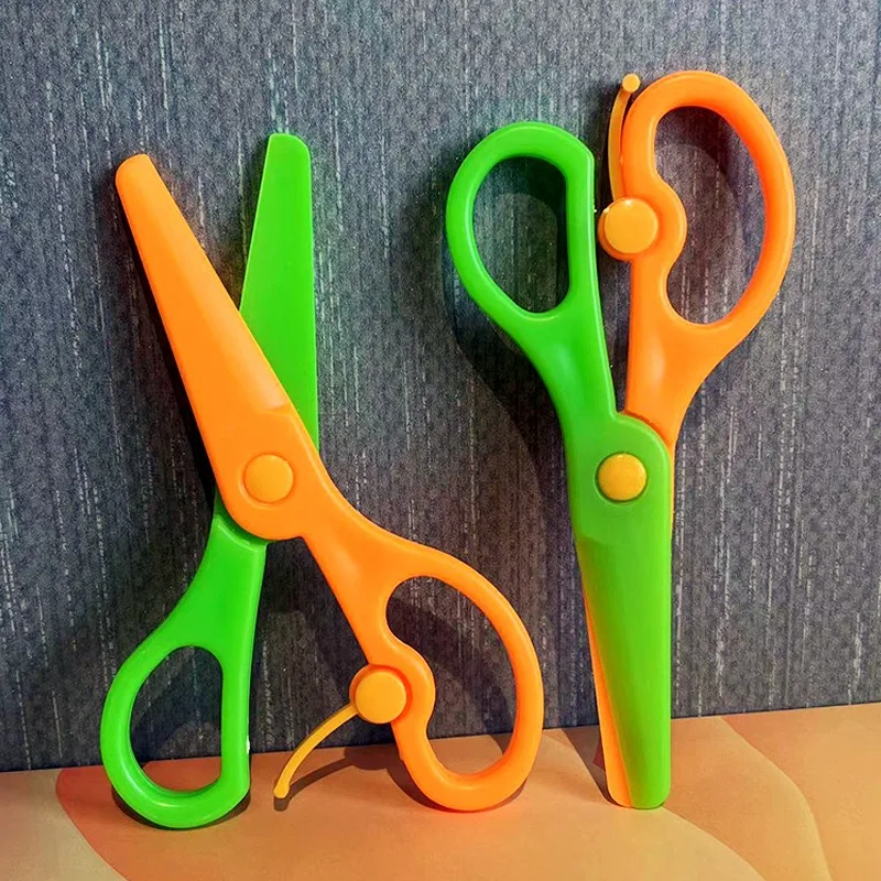 Children Plastic Scissors Safe No Harm To Hands Office and School Supplies DIY Scissors for Kindergarten Kids Birthday Gifts 
Children Plastic Scissors Safe No Harm To Hands Office and School Supplies DIY Scissors for Kindergarten Kids Birthday Gifts