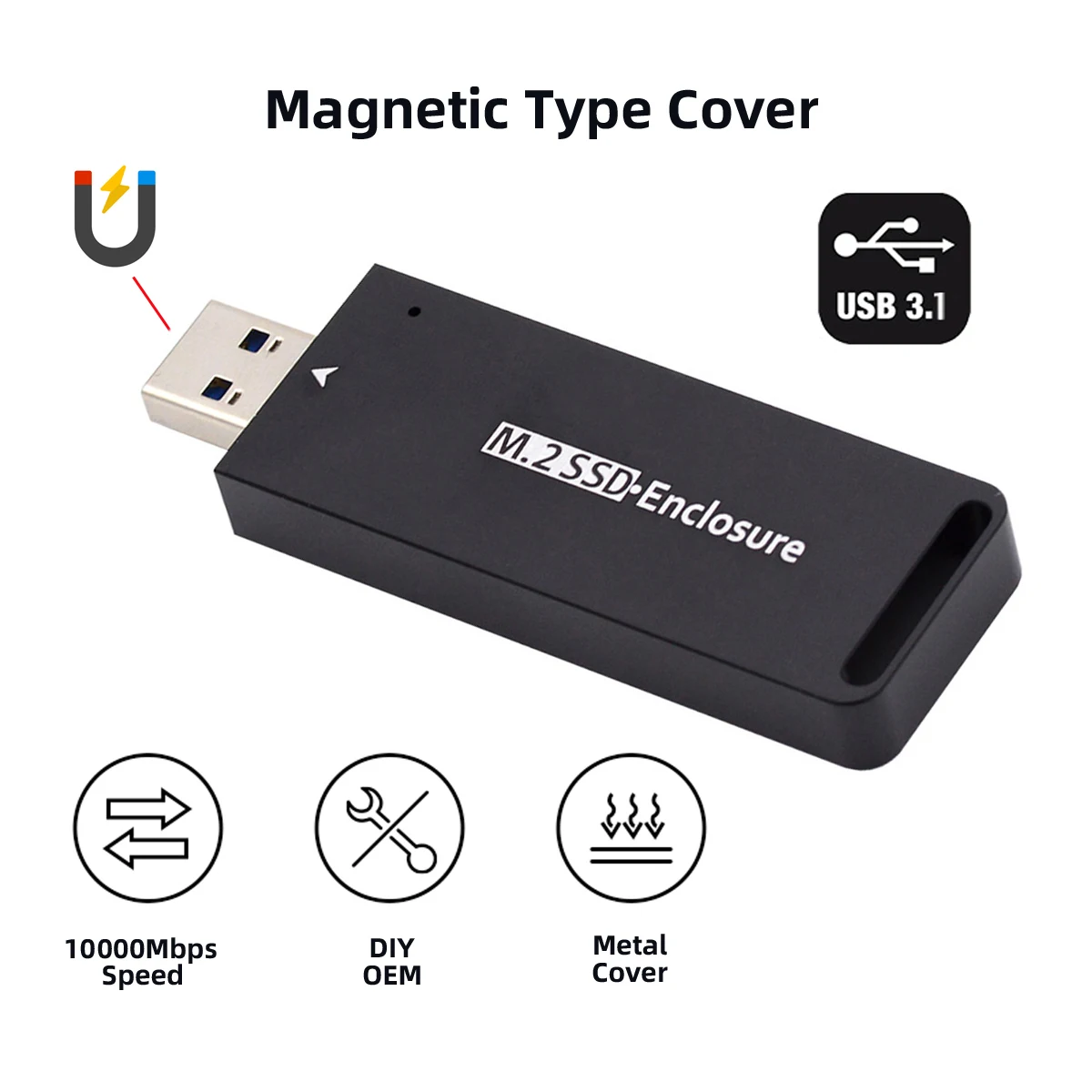 Chenyang M.2 to USB 3.1 Adapter,NVME M-Key M.2 NGFF SATA SSD to USB 3.0 Type A Converter Adapter RTL9210B Chipset 2230 2242
Chenyang M.2 to USB 3.1 Adapter,NVME M-Key M.2 NGFF SATA SSD to USB 3.0 Type A Converter Adapter RTL9210B Chipset 2230 2242