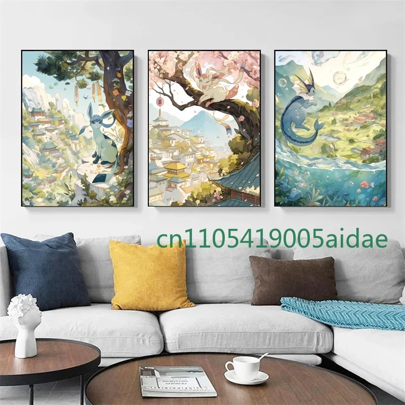 Chinese Style Home Cafe Wall Aesthetic Decoration Cartoon Pokemon Poster Ibang Print Canvas Painting Children's Christmas Gift
Chinese Style Home Cafe Wall Aesthetic Decoration Cartoon Pokemon Poster Ibang Print Canvas Painting Children's Christmas Gift