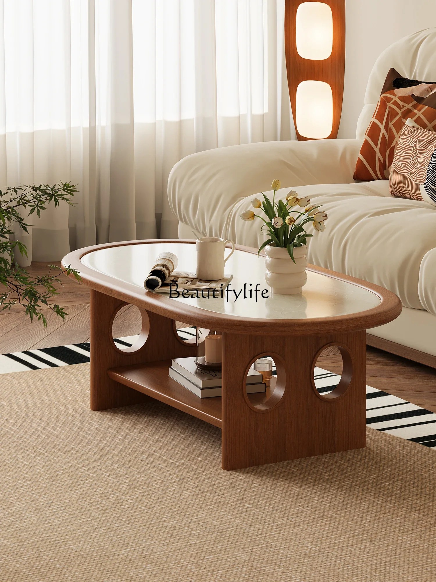 yj32 Solid Wood Double Oval Coffee Table for Living Room, Home Sofa Side Table, Small Apartment Small Table
yj32 Solid Wood Double Oval Coffee Table for Living Room, Home Sofa Side Table, Small Apartment Small Table