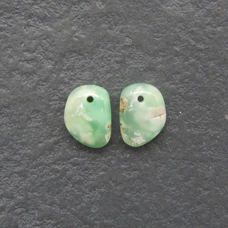2PCS Natural Chrysoprase Smooth Irregular Components – Mottled Green with Earthy Matrix Inclusions for Handmade Jewelry & Artis
2PCS Natural Chrysoprase Smooth Irregular Components – Mottled Green with Earthy Matrix Inclusions for Handmade Jewelry & Artis