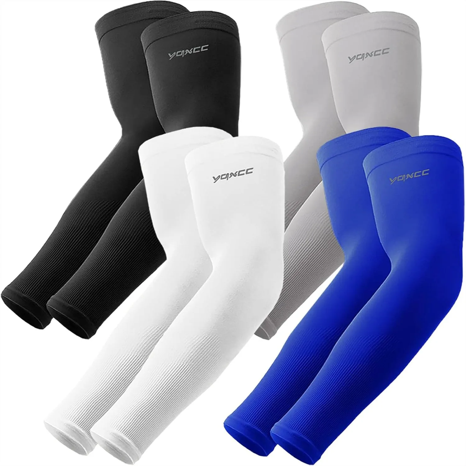 4 Pairs Arm Sleeves for Men Women Cooling UV Sun Protection Sports Compression for Golf Basketball
4 Pairs Arm Sleeves for Men Women Cooling UV Sun Protection Sports Compression for Golf Basketball