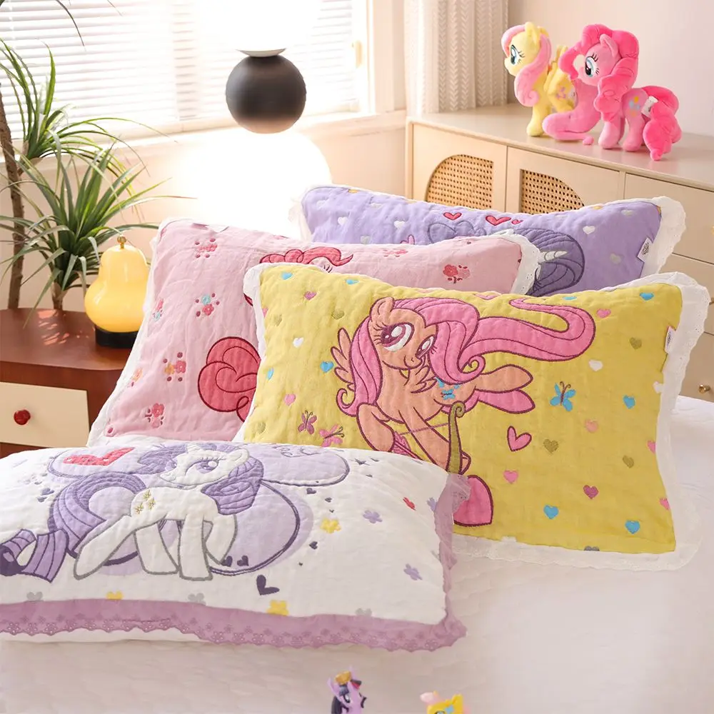 2Pcs Kawaii My Little Pony Pillowcase Lace Cotton High-End Pillow Cover Cartoon Fluttershy Cute Girly Heart Couple Pillow Cover
2Pcs Kawaii My Little Pony Pillowcase Lace Cotton High-End Pillow Cover Cartoon Fluttershy Cute Girly Heart Couple Pillow Cover