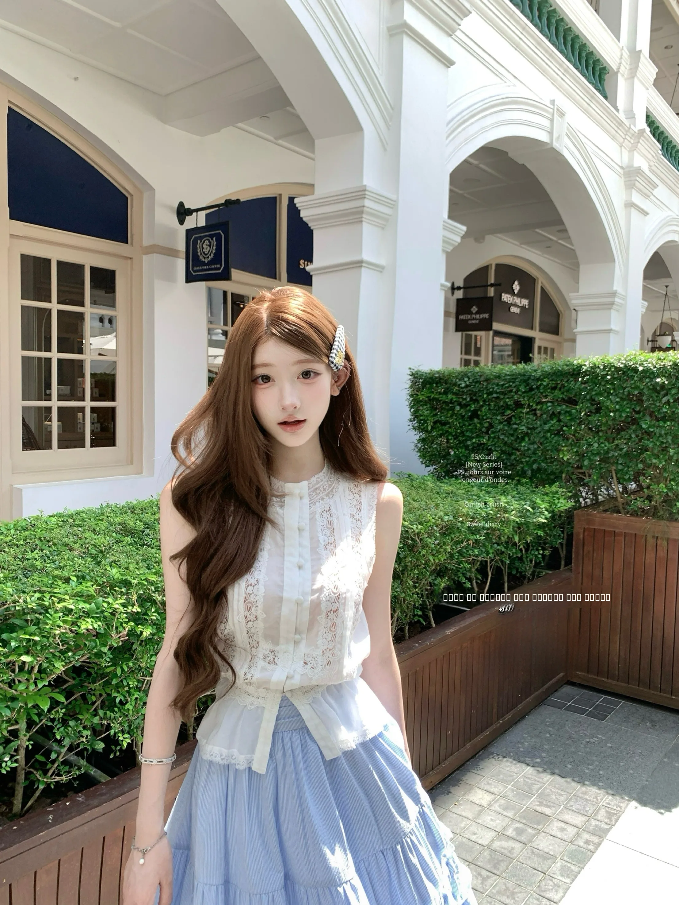 Комплект из двух предметов: юбка с вырезами и синими полосками и топ с круглым вырезом, ручной работы, повседневный, модный, для женщин, на лето и осень
Комплект из двух предметов: юбка с вырезами и синими полосками и топ с круглым вырезом, ручной работы, повседневный, модный, для женщин, на лето и осень