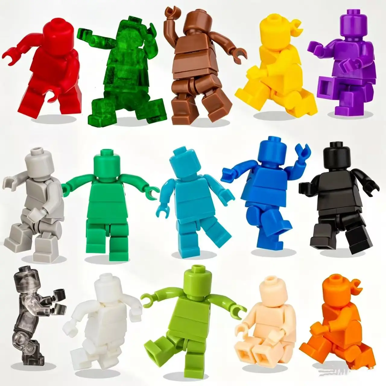 A figurine building blocks with a size of 1.77 inches, movable joints, and multiple colors to choose from festival gift
A figurine building blocks with a size of 1.77 inches, movable joints, and multiple colors to choose from festival gift