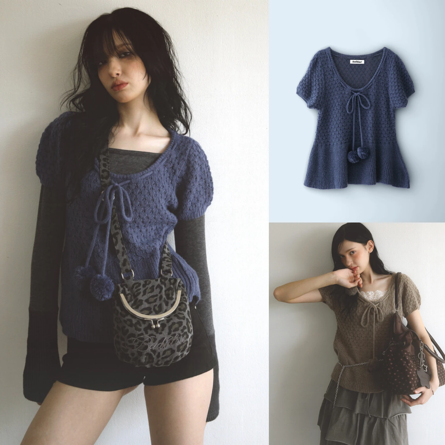 Футболка BadBlue с длинным рукавом и цветовыми блоками, вязаный свитер с коротким рукавом и поясом, женский свободный трикотажный свитер с V-образным вырезом, однотонный трикотаж
Футболка BadBlue с длинным рукавом и цветовыми блоками, вязаный свитер с коротким рукавом и поясом, женский свободный трикотажный свитер с V-образным вырезом, однотонный трикотаж