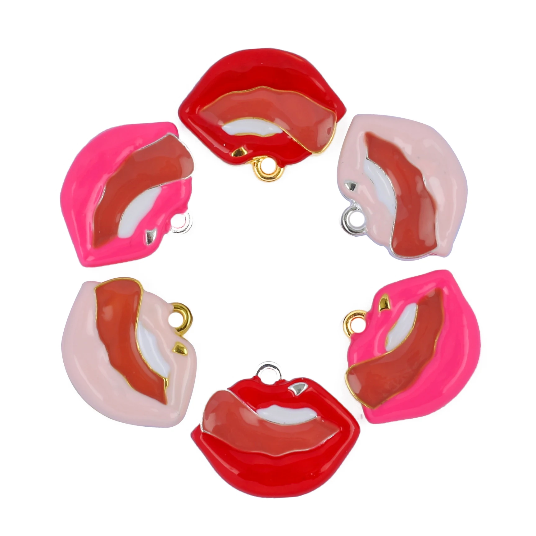 20Pcs/Lot Drop Oil Sexy Lip Charms Pendant For Necklace Bracelet Keychain Jewelry Making Accessories Wholesale
20Pcs/Lot Drop Oil Sexy Lip Charms Pendant For Necklace Bracelet Keychain Jewelry Making Accessories Wholesale
