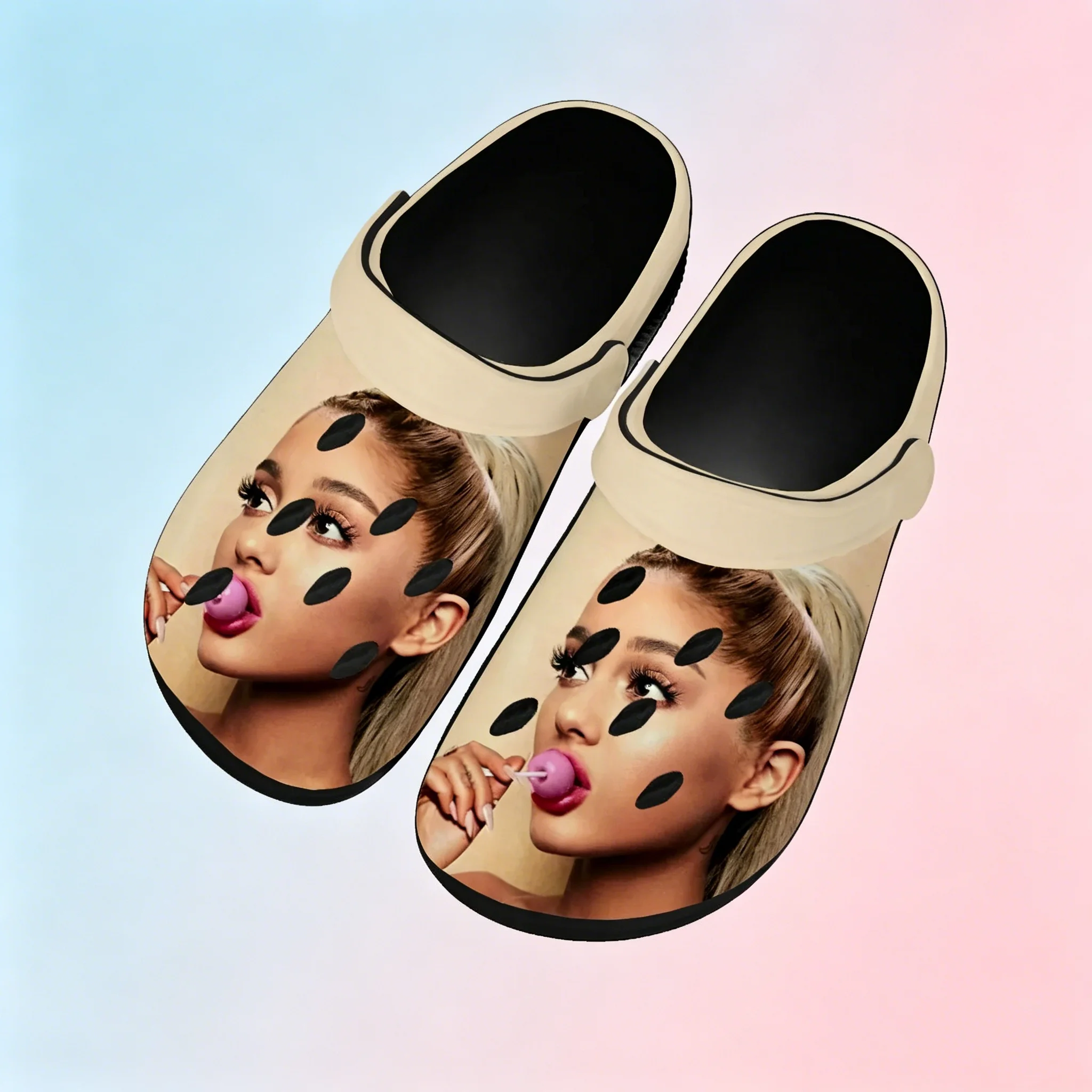 Ariana Grande Pop Star All-over Print Clogs Unisex Hollow Out Breathable Non-Slip Summer Beach Garden Casual Shoes
Ariana Grande Pop Star All-over Print Clogs Unisex Hollow Out Breathable Non-Slip Summer Beach Garden Casual Shoes