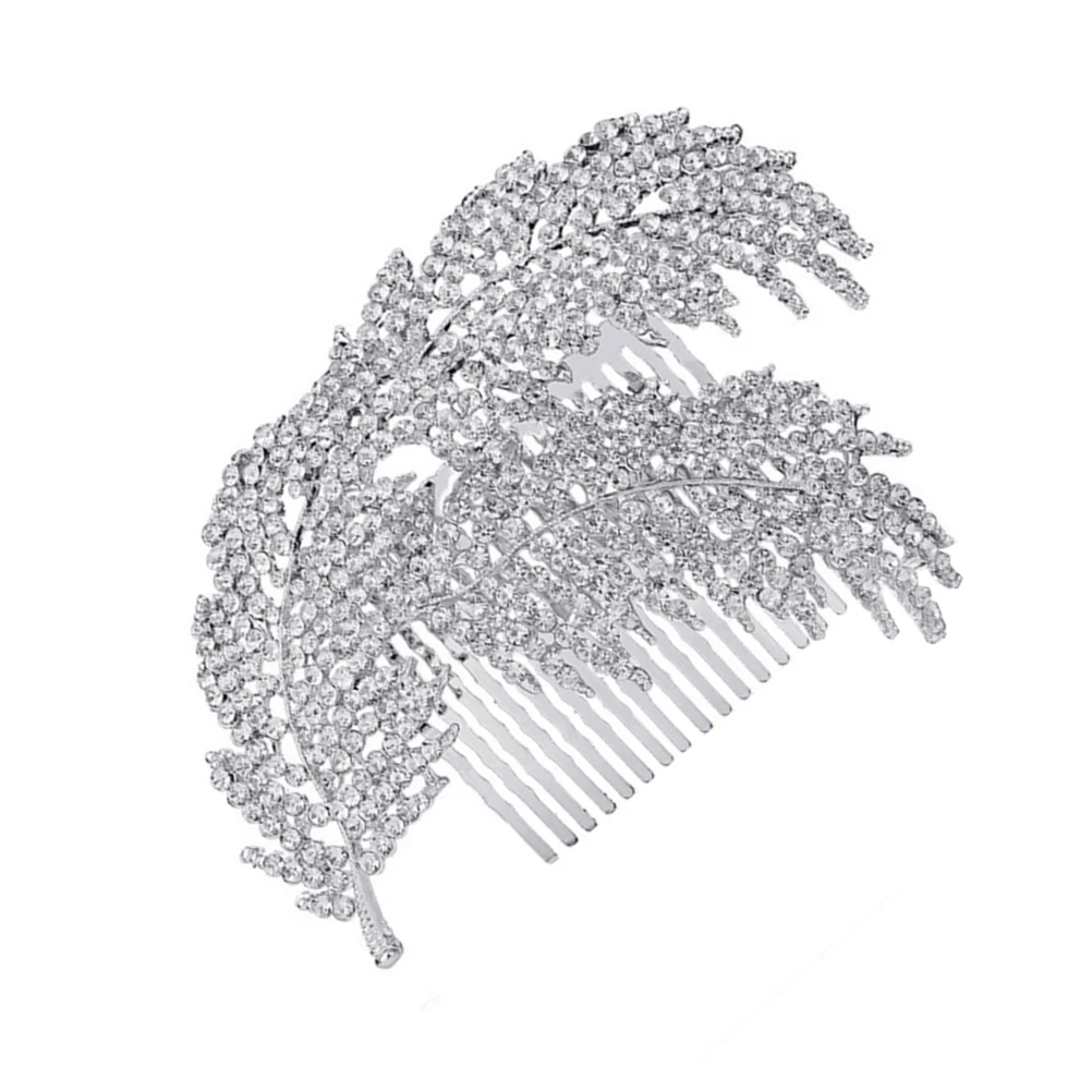 Elegant Diamond Hair Comb Wedding Headdress Fashion Headwear Unique Design Bride Photoshoot Accessories Leaf Style
Elegant Diamond Hair Comb Wedding Headdress Fashion Headwear Unique Design Bride Photoshoot Accessories Leaf Style
