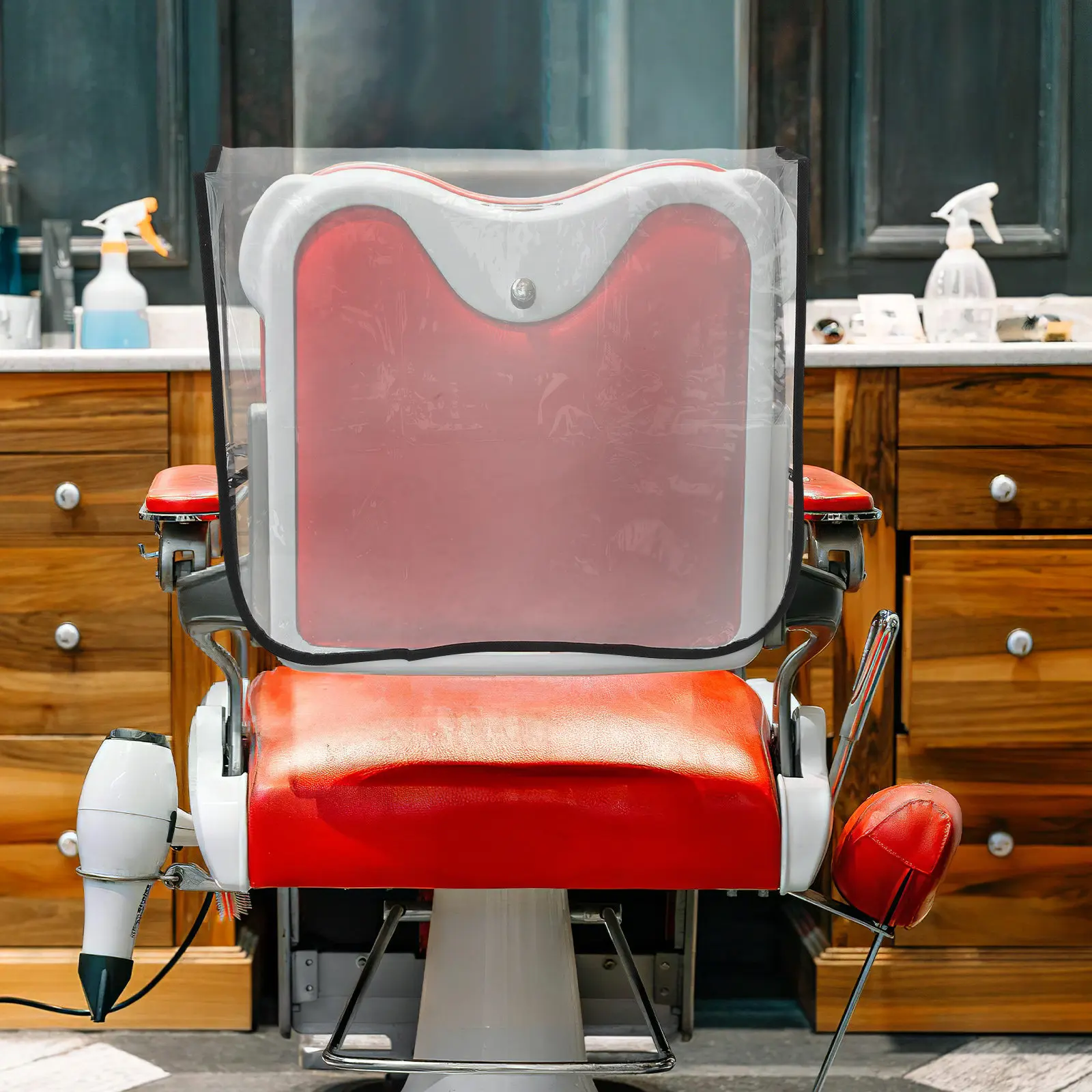 Salon Chair Cover Protector Clear Square Pvc Seat Cover For Hairdressing Massage Chairs Waterproof Wear-Resistant Easy
Salon Chair Cover Protector Clear Square Pvc Seat Cover For Hairdressing Massage Chairs Waterproof Wear-Resistant Easy