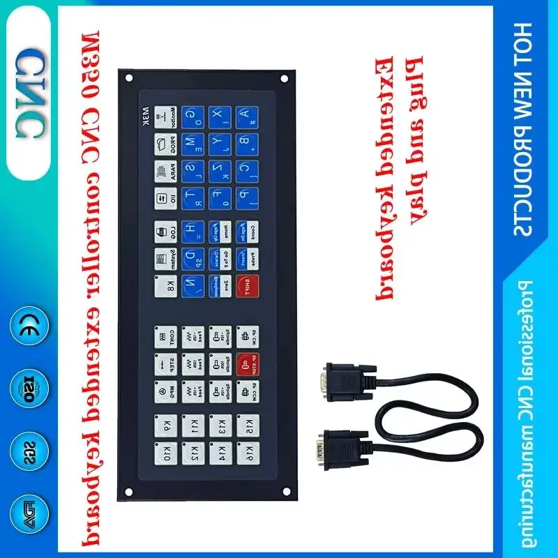 Upgraded version of M350 5-axis CNC machining controller 4-axis motion control system ATC extended keyboard electronic handwheel
Upgraded version of M350 5-axis CNC machining controller 4-axis motion control system ATC extended keyboard electronic handwheel