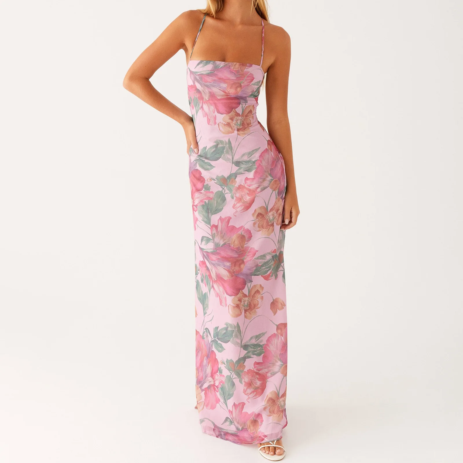 2026 Summer Women's Sleeveless Straps Slim Hip Sling Dress
2026 Summer Women's Sleeveless Straps Slim Hip Sling Dress