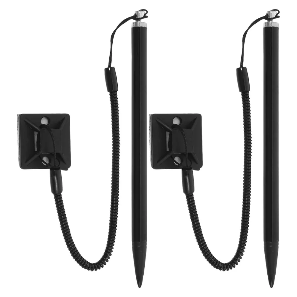 2Pcs Resistive Stylus Pen Metal Touch Pen Black with Fixed Base and Lanyard for Resistive Screen Tablets Smartphones
2Pcs Resistive Stylus Pen Metal Touch Pen Black with Fixed Base and Lanyard for Resistive Screen Tablets Smartphones