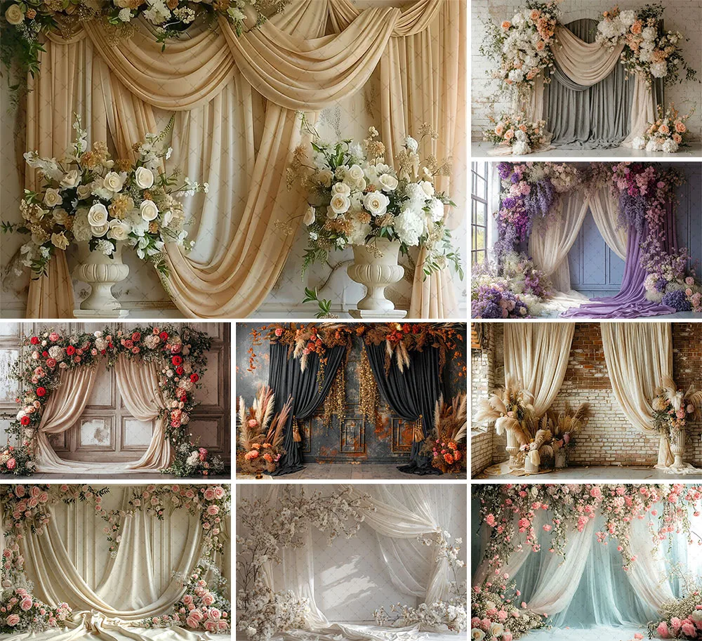 Mehofond Photography Background Romantic Room Flower Curtain Adult Birthday Wedding Maternity Portrait Decor Backdrop Photo Stud 
Mehofond Photography Background Romantic Room Flower Curtain Adult Birthday Wedding Maternity Portrait Decor Backdrop Photo Stud