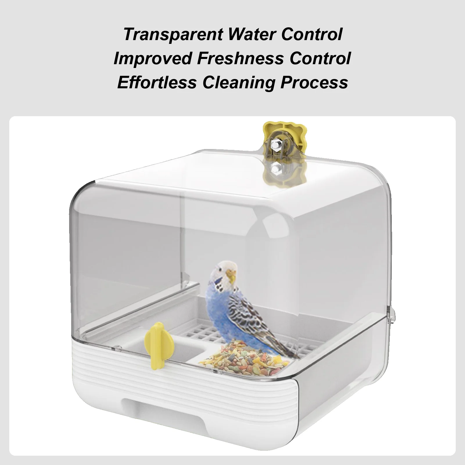 Bird Bath For Cage Pull-out Pet Bird Feeder 2 In 1 Transparent Bowl Quick Cleaning Bathtub Feeder For Yard Garden Outdoors Pet
Bird Bath For Cage Pull-out Pet Bird Feeder 2 In 1 Transparent Bowl Quick Cleaning Bathtub Feeder For Yard Garden Outdoors Pet