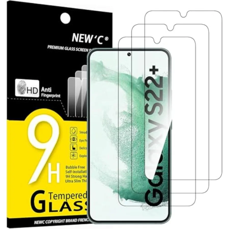3 Pack Designed for Samsung Galaxy S22+/ S22 Plus, Screen Protector Tempered Glass, Case Friendly Scratch Resistant, Bubble-Fre
3 Pack Designed for Samsung Galaxy S22+/ S22 Plus, Screen Protector Tempered Glass, Case Friendly Scratch Resistant, Bubble-Fre