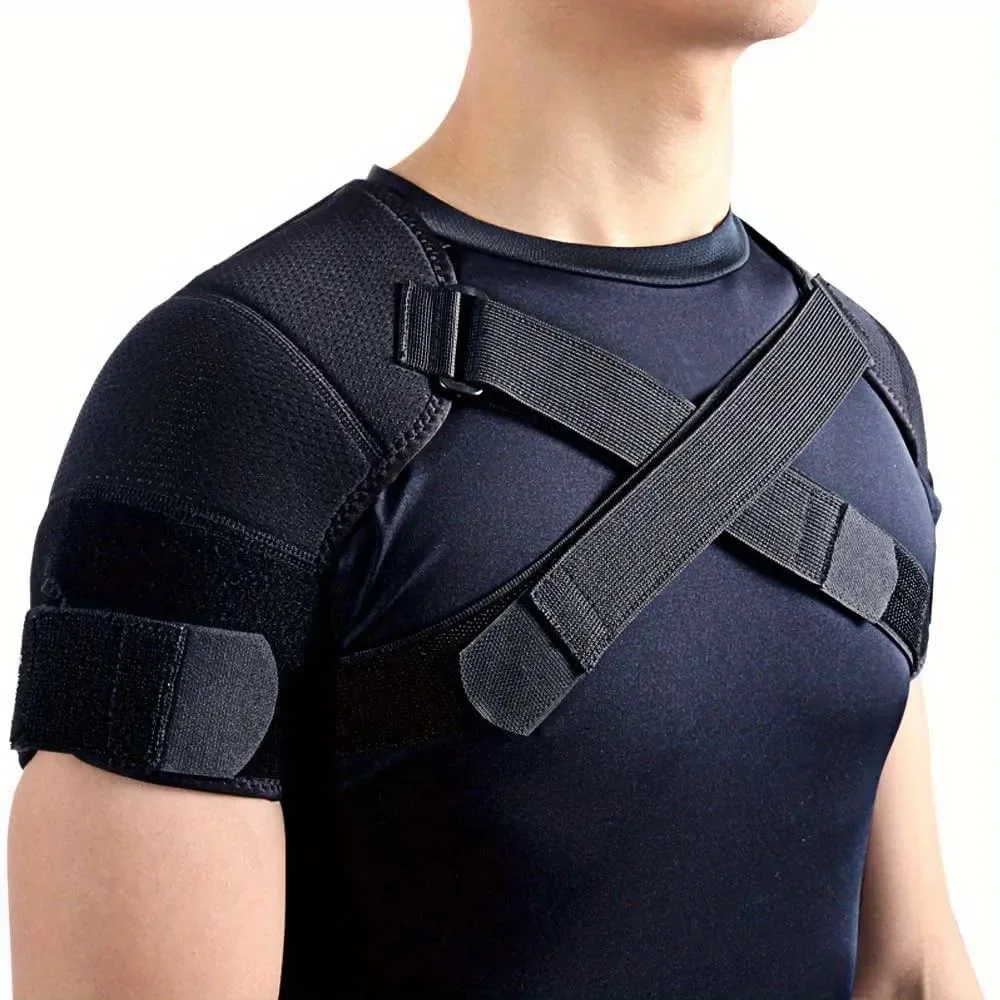 Adjustable Cross Shoulder Support Straps Polyester Fiber Hand Wash Only for Back Sports Shoulder Brace with Adjustable Straps
Adjustable Cross Shoulder Support Straps Polyester Fiber Hand Wash Only for Back Sports Shoulder Brace with Adjustable Straps