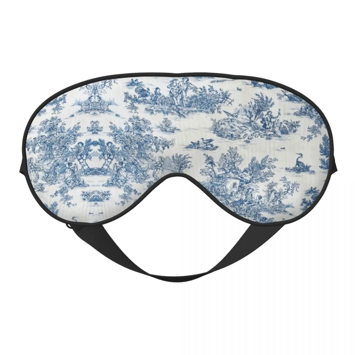 French Navy Blue Motifs Toile De Jouy Soft Travel Eye Mask Double Side Blindfolds Adjustable Flora Block Out Light Eye Patch
French Navy Blue Motifs Toile De Jouy Soft Travel Eye Mask Double Side Blindfolds Adjustable Flora Block Out Light Eye Patch